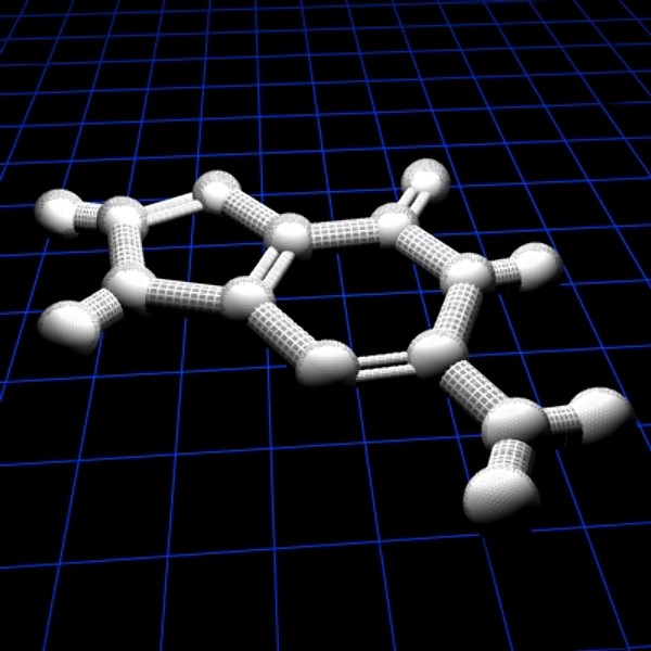 3d model nucleobase guanine dna - DNA - Guanine Nucleobase by DiegoDCvids